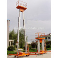 TWO-mast electric hydraulic lift table aerial working platform/lift elevator